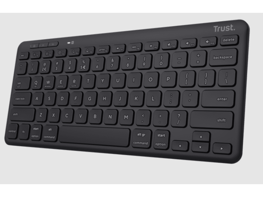 Trust Lyra wireless tastatura, USB 1.1, RF 2.4GHz, Bluetooth5.0, US layout - Image 3