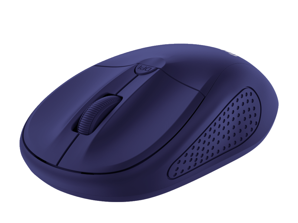 Trust Primo wireless miš, plav, 1000-1600 dpi, optički,4 tipke, USB, 6 m wls range - Image 2