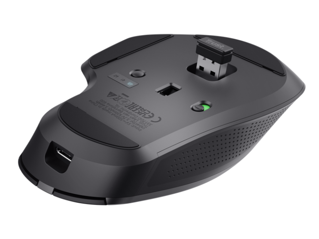 Trust OZAA+ Multi connectwireless miš, 800-3200 dpi,optički senzor, 3 načina konekcije - Image 5