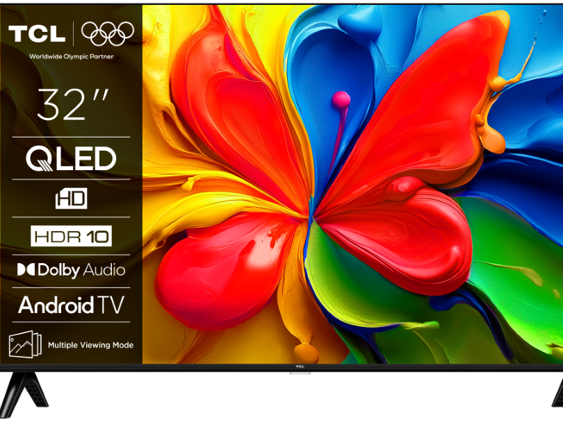 TCL 32"S4K HD QLED TV60Hz HDR 10 Android TV;Dolby Digital Plus