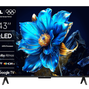 TCL 43"P7K 4K QLED TV 60HzGoogle TV; HDR multi-format;HVA Panel; Game Master; Dolby Atmos;