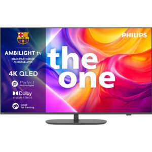 Philips 55''PUS9010 4K QledTitan OS; AMBILIGHT TV; 144Hz;P5 Picture Engine; Dolby Atmos i Vision