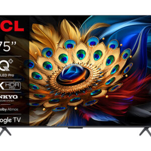 TCL 75"C655 4K QLED TVGoogle TV; QLED pro; 120HZMotion clarity pro; HDMI 2.1; 2.1 ONKYO