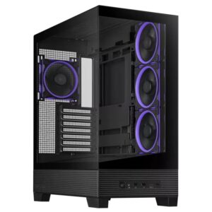 ASUS CASE A31 PLUS TG ARGB BLKMid-tower, ATX, 7 Expansion4x ARGB 120mm fans