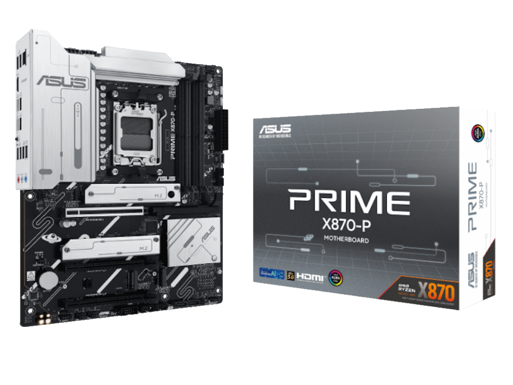 ASUS MB PRIME X870-PX870, AM5; 4xDDR54x M.2; 2x SATA,HDMI,10x USB, RAID,ATX - Image 2