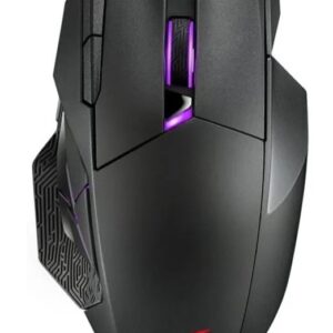 ASUS ROG SPATHA X gaming miš,12 programabilnih tipki, 6 ROGmikro prekidača, 19000 dpi, wireless