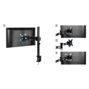 Arctic Z1 nosač za monitore, Basic single nosačDesk mount monitor arm