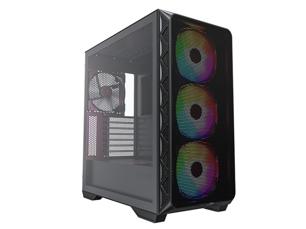 Montech Air 903 Max Black Mid-tower, TG, E-ATX, 4x 140mm PWM ARGB Fans
