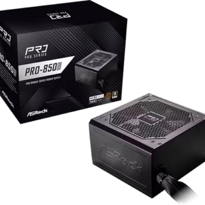 ASRock PSU 850W Bronze, Pro80PLUS, 120mm fan, ATX 3.1PCIe 5.1