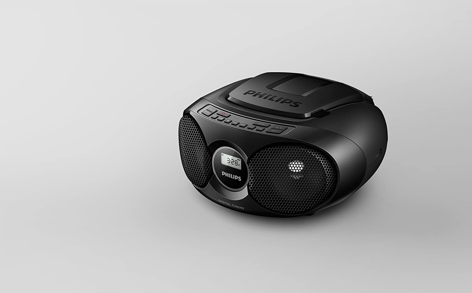 Philips CD SoundmachineCD; CD-R; CD-RW; FM Antena;RMS 3W; napajanje AC ili baterije; crna - Image 3
