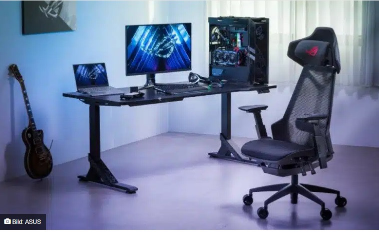 Asus ROG Destrier Core gamingstolica, crna boja - Image 4