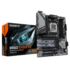 Gigabyte MB B650 EAGLE AXAM5; 4xDDR5; up to 256GB,(up to 8000MHz); 4x SATA,3xM.2, DP, HDMI