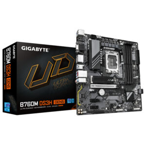 Gigabyte MB B760M DS3H GEN5 LGA1700; 4xDDR5; 2xM.2,4xSATA 12xUSB; D-Sub, HDMI, 2xDP; mATX