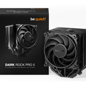 be quite! Dark Rock Pro 5 Intel and AMD cooler 135mm, 270w TDP, Height: 168mm