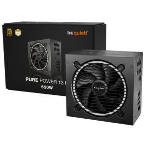 be quiet! Pure Power 650W Gold13M, 80 PLUS, ATX 3.1, PCIe 5.1, black
