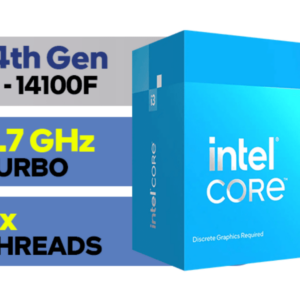 Intel Core i3-14100F3.5GHz 12MB L3 LGA1700 BOXRaptor Lake,bez grafike