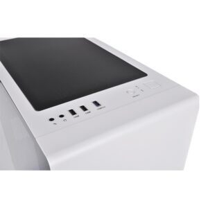 Thermaltake S100 White Micro Micro case, tempered glass, 1x 120mm fan