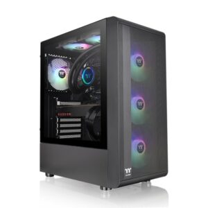 Thermaltake S200 TG ARGB Mid tower case, 3x ARGB 120mm Lite fan
