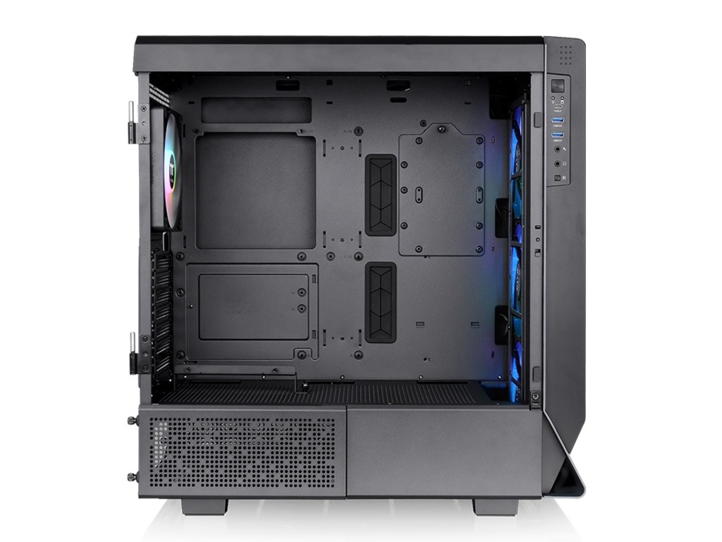 Thermaltake Ceres 500 TG ARGB Mid tower, SPCC, 3x CT140 ARGB fan, 1x CT140 ARGB fan - Image 3