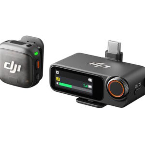 DJI Mic 3 (1 TX + 1 RX)Mikrofon,prenos do 250m,5.5h snimanja,48kHz 24 zvuk, 1x transmiter