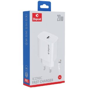 Digicell ICONIC Charger iP set PD 20W White