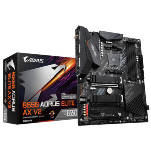 Gigabyte MB [B550 AORUS ELITE]AM4; 4xDDR4;3xM.2; 4xSATA;DP, HDMI; 7xUSB; WIFI; ATX;