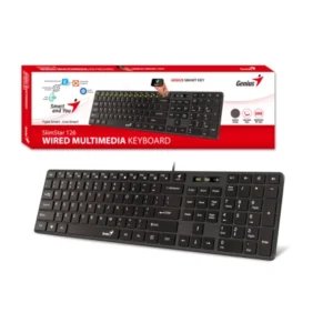 GENIUS TASTATURA SLIMSTAR 126 CRNA