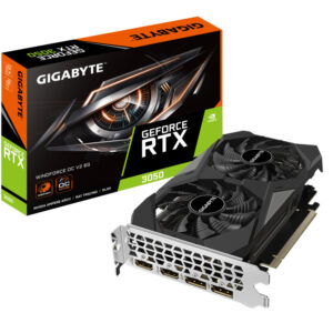 Gigabyte RTX 3050 WindForce;6GB GDDR6, 96bit2x DP, 2x HDMI