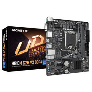Gigabyte H610M S2H V3 DDR4LGA1700; 2xDDR4; M.2; 4xSATA6xUSB; HDMI, 2xDP, VGA