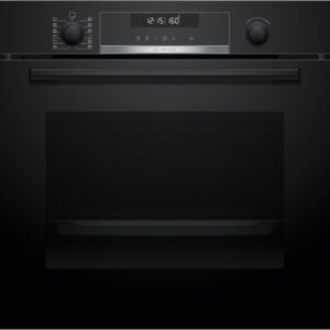 BOSCH pećnica  Serie 6| CRNA, A, PIROLIZA, AutoPilot 30,71L,AirFry, Teleskopska vodilica, 10 progra