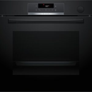 BOSCH pećnica  Serie 4| CRNA, Dodavanje pare,EcoClean,8 programa, A+,AIRFRY