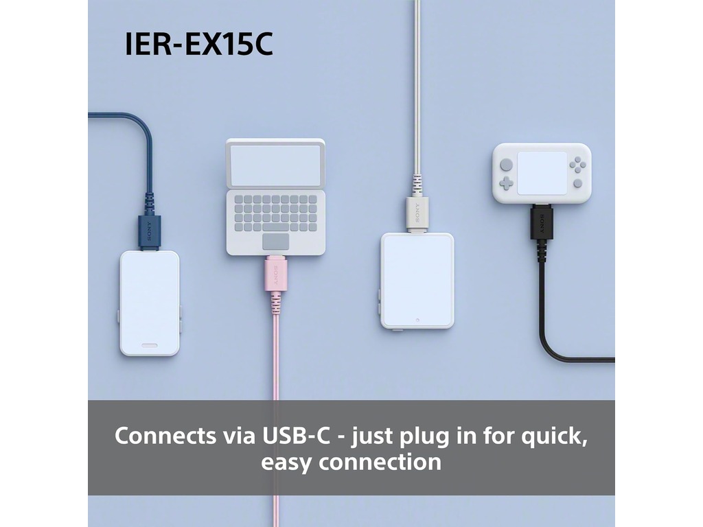 Sony in-ear USB-C slušalice boja roza - Image 3