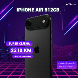 IPHONE AIR 12/512GB SPACE BLACK ESIM