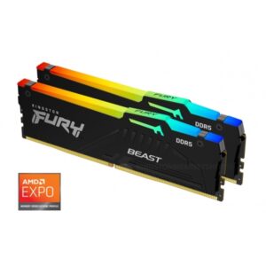 Kingston 32GB 5600MHz DDR5 RGBFury Beast (2x16), CL36, EXPO