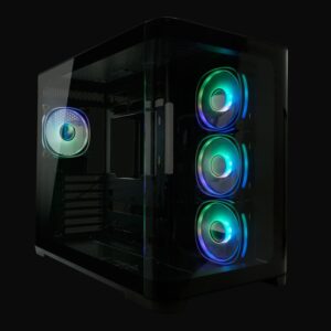 LC-Power Case Gaming 8001BPro-Storm Dark, Midi towerBTF, ATX, Micro-ATX, Mini-ITX