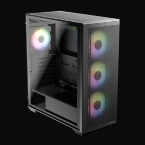LC-Power Case 811B Meshwork_XL midi- tower, E-ATX, ATX,Micro-ATX, Mini-ITX, 4x fans