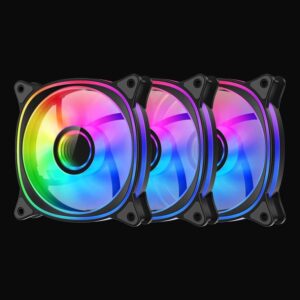 LC-Power LC-CF-120-ARGB-KIT-B set 3x 120mm ARGB fan