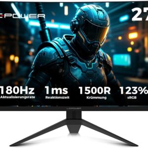 LC-Power Monitor LC-M27FC27",180 Hz, FHD (1920x1080),VA, 1500R, 1x DP, 2x HDMI