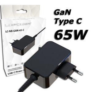 LC-Power USB GaN punjač 65WUSB-C, 5-20V, 3-3.25A