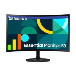 24" FHD Zakrivljeni Monitor S3VA, 1920x1080, 3000:1, 100Hz4ms, 250cd, VGA, HDMI, VESA, crna