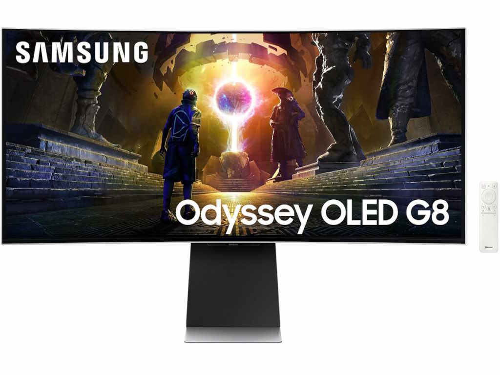 Samsung 34" Odyssey G8 Monitor1800R, UWQHD, OLED, 175Hz0.03ms, 2xHDMI , DP, 2xUSB 3.0 - Image 2
