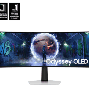 Samsung 49" OLED Monitor G93SD1800R, DQHD, 240Hz, 0.03msDP, HDMI, Micro HDMI, USB-C, HAS, Tilt
