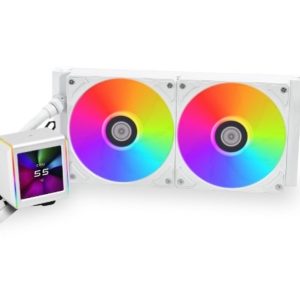 Lian Li Galahad II Trinity 280 RGB LCD White (bijela), 280mm Liquid Cooling, Vodeno hlađenje