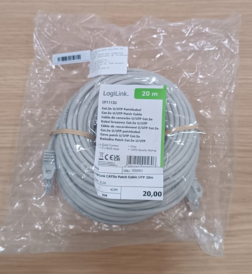 Logilink Cat5e Patch Cable UTP 20m