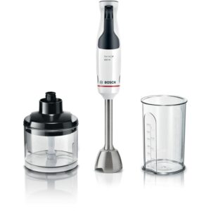 BOSCH štapni mikser Serie 4|,600W BIJELA, Mjerna posuda+ Sjeckalica,