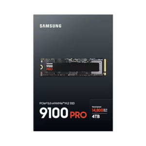 Samsung SSD 9100 PRO 4TB NVMeM.2,PCIe 5.0 x414700MB/s read,13400MB/s write