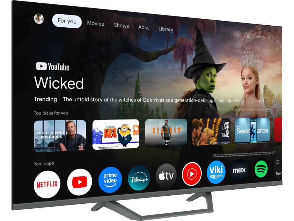 TESLA TV QLED Q75E655GUS UHD QLED 2X12W Box Speaker Powered by Google TV - Image 5