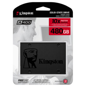 Kingston SSD A400 480GBup to 500MB/s Read and 450MB/s Write