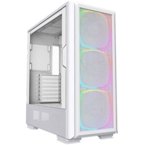 Montech Sky Two GX White TG, E-ATX, Mid-Tower 3x 140mm ARGB Fans