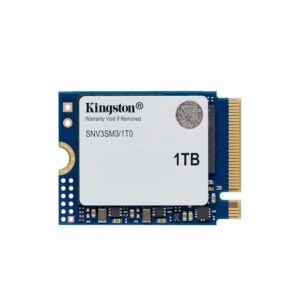 Kingston SSD 1TB NV3 M.2 2230NVMe PCIe Gen 4.0x4R/W : 6000/4000MB/s